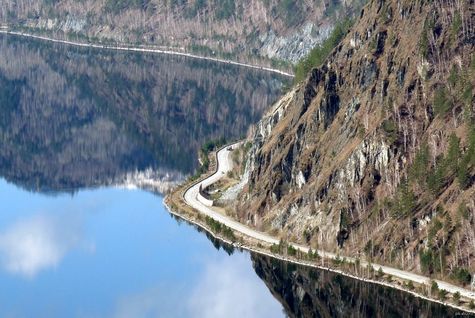 Автодорога Саяногорск-Черемушки в Хакасии